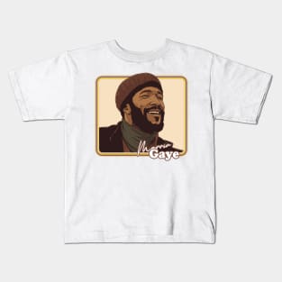 Marvin Gaye /\/\/ Original Retro Fan Artwork Kids T-Shirt